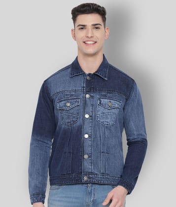 The Dry State - Blue Denim Regular Fit Mens Denim Jacket ( Pack of 1 ) - None