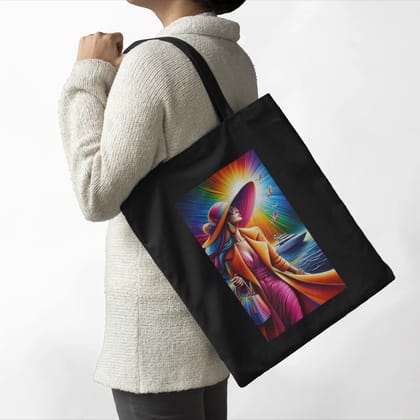 Colorful Art Print Tote Bag Colorful Art Print Tote Bag