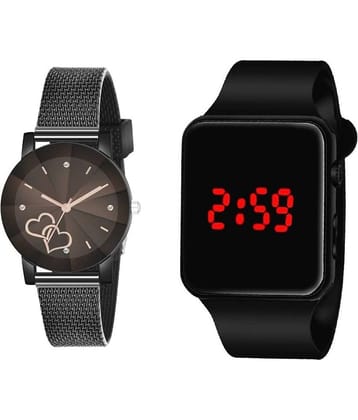 DECLASSE - Multicolor PU Analog Couple's Watch