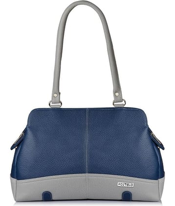 Fostelo - Blue  PU Shoulder Bag