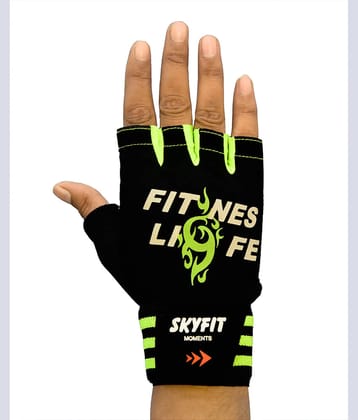 NOSPEX - 30Fitness Life Unisex Polyester Gym Gloves For Professional Fitness Training and Workout With Half-Finger Length
