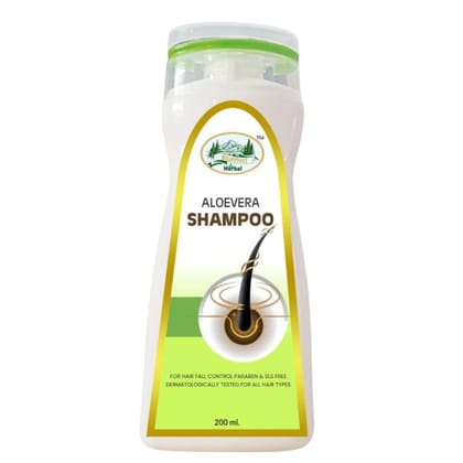 BHABHUTI HERBAL 200 ml Paraben & SLS Free Aloe Vera Hair Fall Control Shampoo