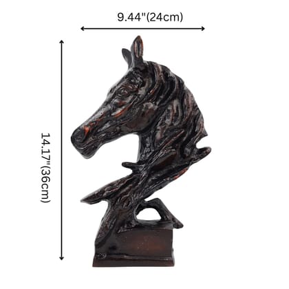 Aluminium Horse Statue 14-Inch Stylish Metal Sculpture for Home & Office Decor Aluminium Horse Statue 14-Inch Stylish Metal Sculpture for Home & Office Decor