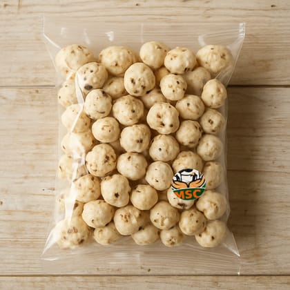 Maida Shopping Center's roasted makhana (fox nuts)