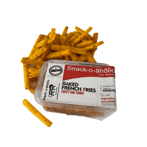 Snack O aholic Peri Peri Baked French Fries - 100g