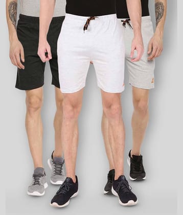 Ardeur - Multi Cotton Blend Men's Shorts ( Pack of 3 )