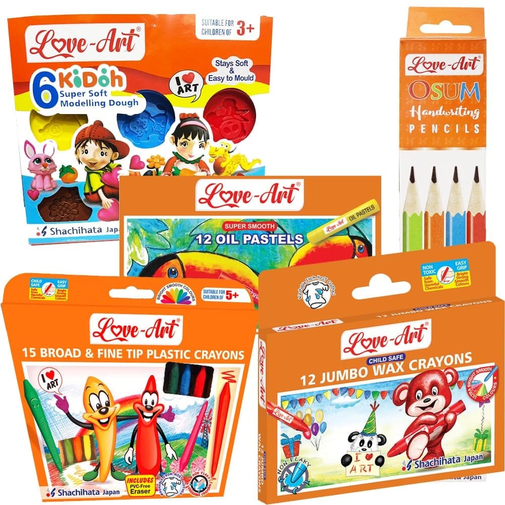 Artline Combo Packs of Back to School Stationery Set - 14 | For Specially Designed for Students