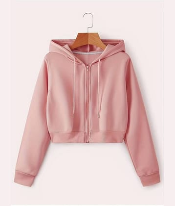 Raabta Fashion Women Fleece Sweatshirt For ( Pink )
