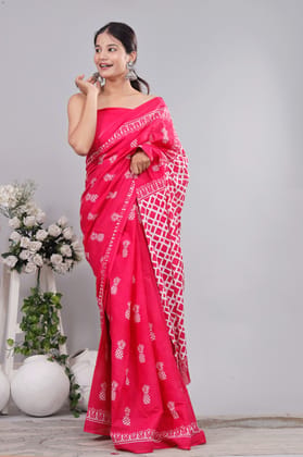 Cotton 92*80 Mulmul Saree