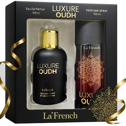 La French Luxure Oudh Perfume & Deodorant Gift Set (100ml + 150ml) La French Luxure Oudh Perfume & Deodorant Gift Set (100ml + 150ml) - Default Title