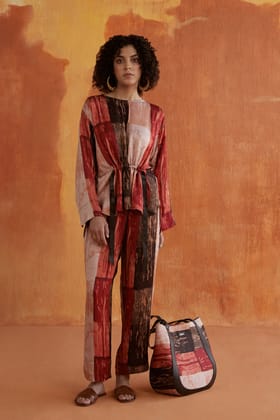 ROYCE GATHERED CO-ORD SET-DRIP-XS / XS