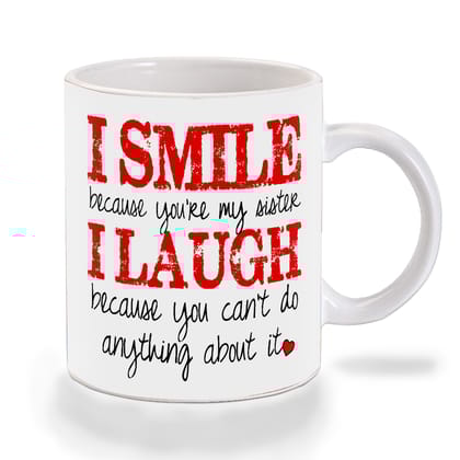 Multicolor I Smile Rhs Ceramic Mug