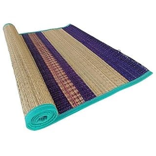 Koram Pai / Kora Natural Handwoven Yoga  Sleeping Multi-Color Multi-Design 6 Feet 2 Qty