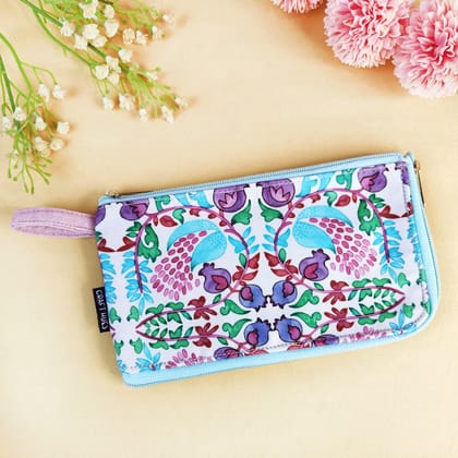 Dual-Zip Wallet- Aqua World