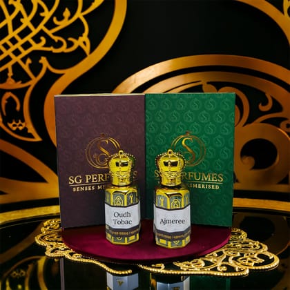 Oudh Tobac & Ajmeree Combo - SG Perfumes - 12ml Each