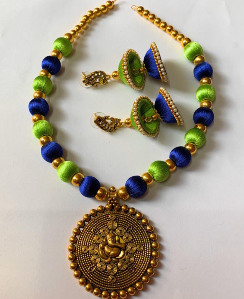 Radiant Bloom Multicolor Jewellery Set