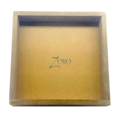 Brand Zero MDF Tray - Size 8.0" * 8.0" * 1.6"