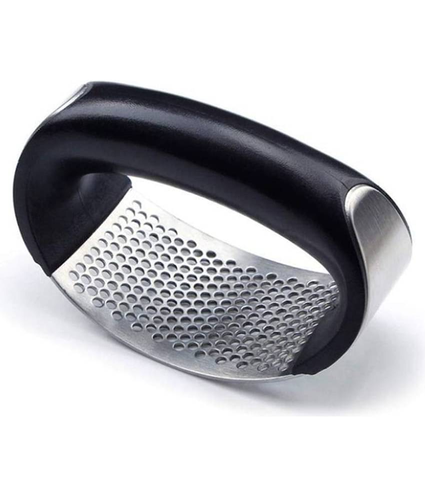 Eighteen Enterprise Stainless Steel Garlic Press Crusher, Kitchen Garlic Presser Garlic Crusher Squeezer Mincer Chopper Garlic Chopper.