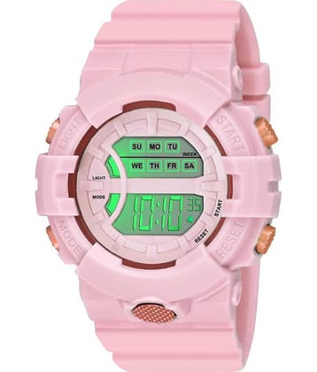 Renaissance Traders - Pink Dial Digital Boys Watch ( Pack of 1 )