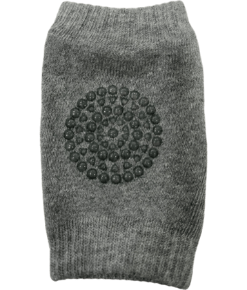 YESKART - Light Grey Cotton Baby Knee Pad ( Pair of 1 )