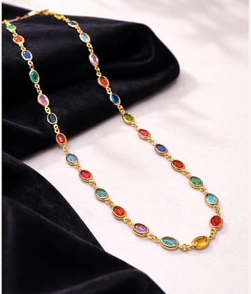SHANKH-KRIVA Multi Color Metal Necklace ( Pack of 1 )