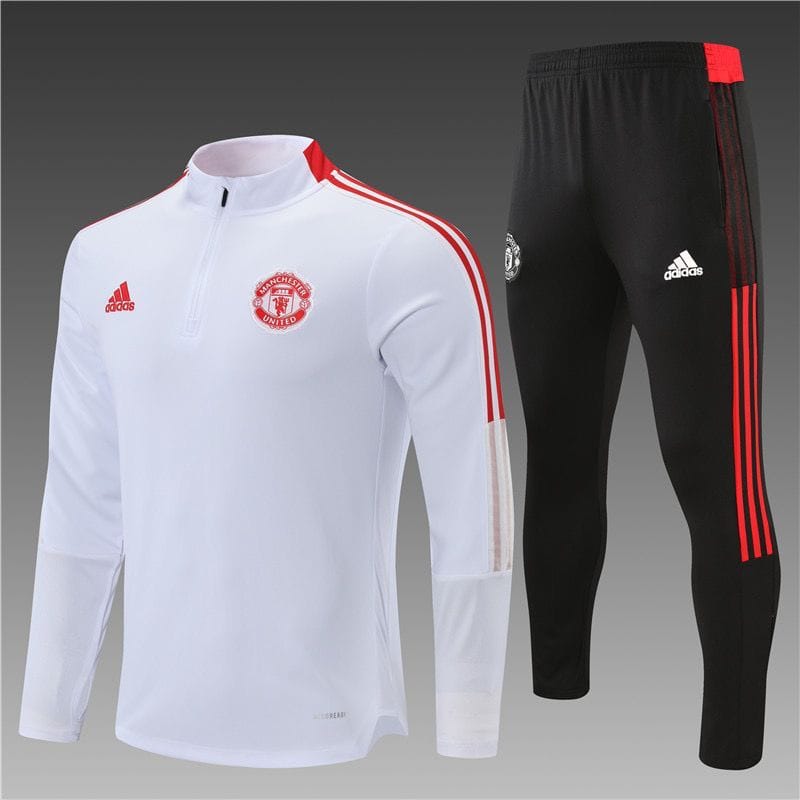 Manchester United White Training Suit 21 22 Season-S