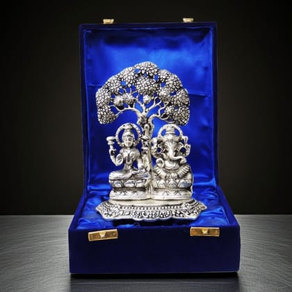Showpiece Aluminium Laxmi Ganesh (ASMAS089)