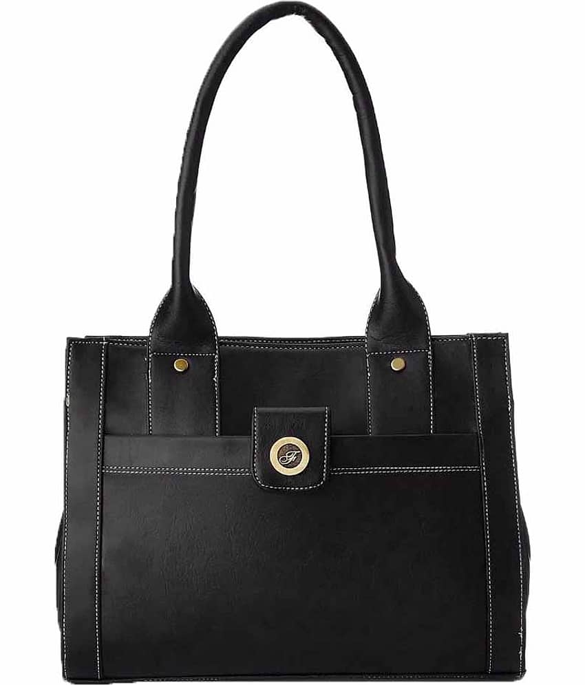 Fostelo Black Fabric Shoulder Bag