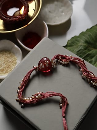 Aakarsh Pink Rakhi-Pink