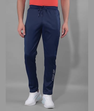 Force NXT Navy Blue Polyester Men's Sports Trackpants ( Pack of 1 )