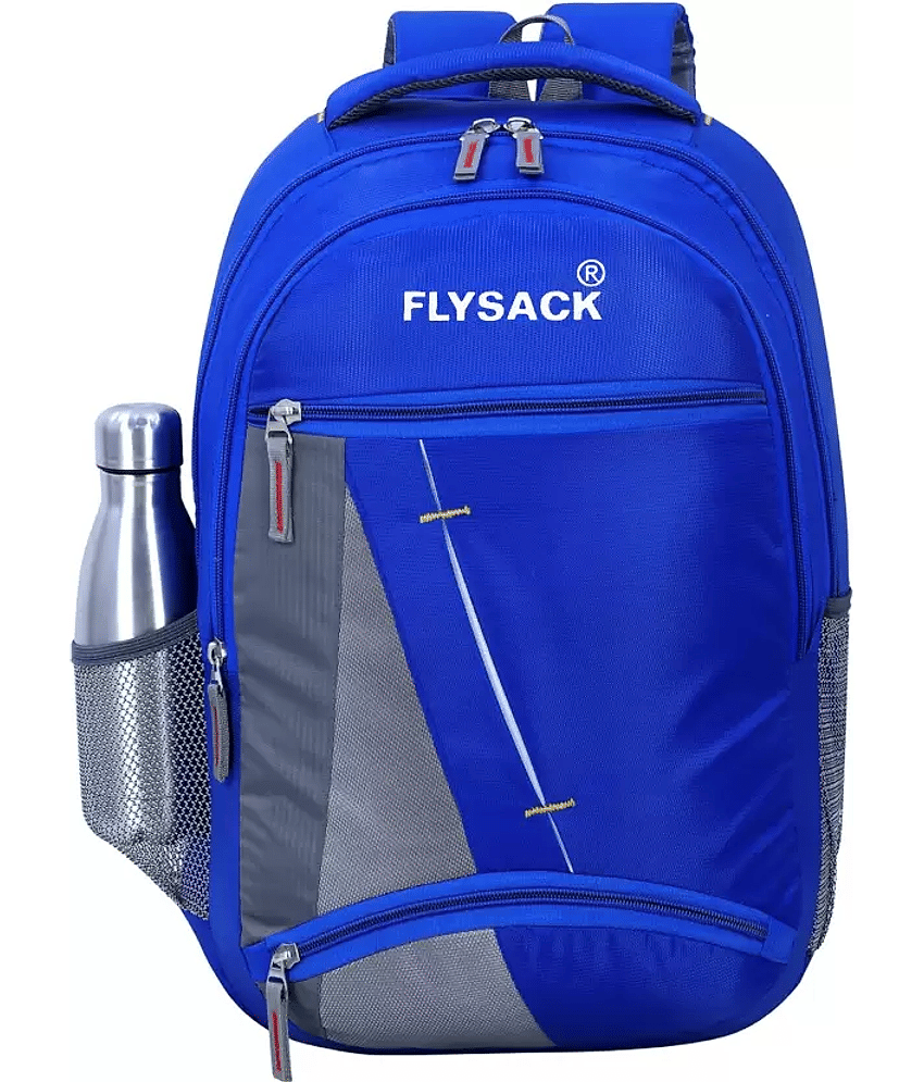 FLYSACK Black Polyester Backpack Bag ( 30 Ltrs )