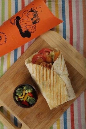 Grilled Paneer Tortilla Wrap