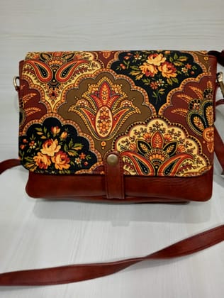 Raxen and Digital Print Sling Bag C