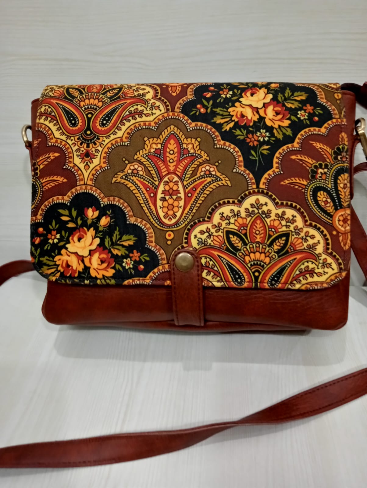 Raxen and Digital Print Sling Bag C