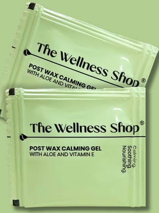 POST WAX CALMING GEL WITH ALOE AND VITAMIN E-4ml