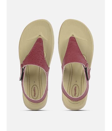 Aqualite - Maroon Women's Flats - None