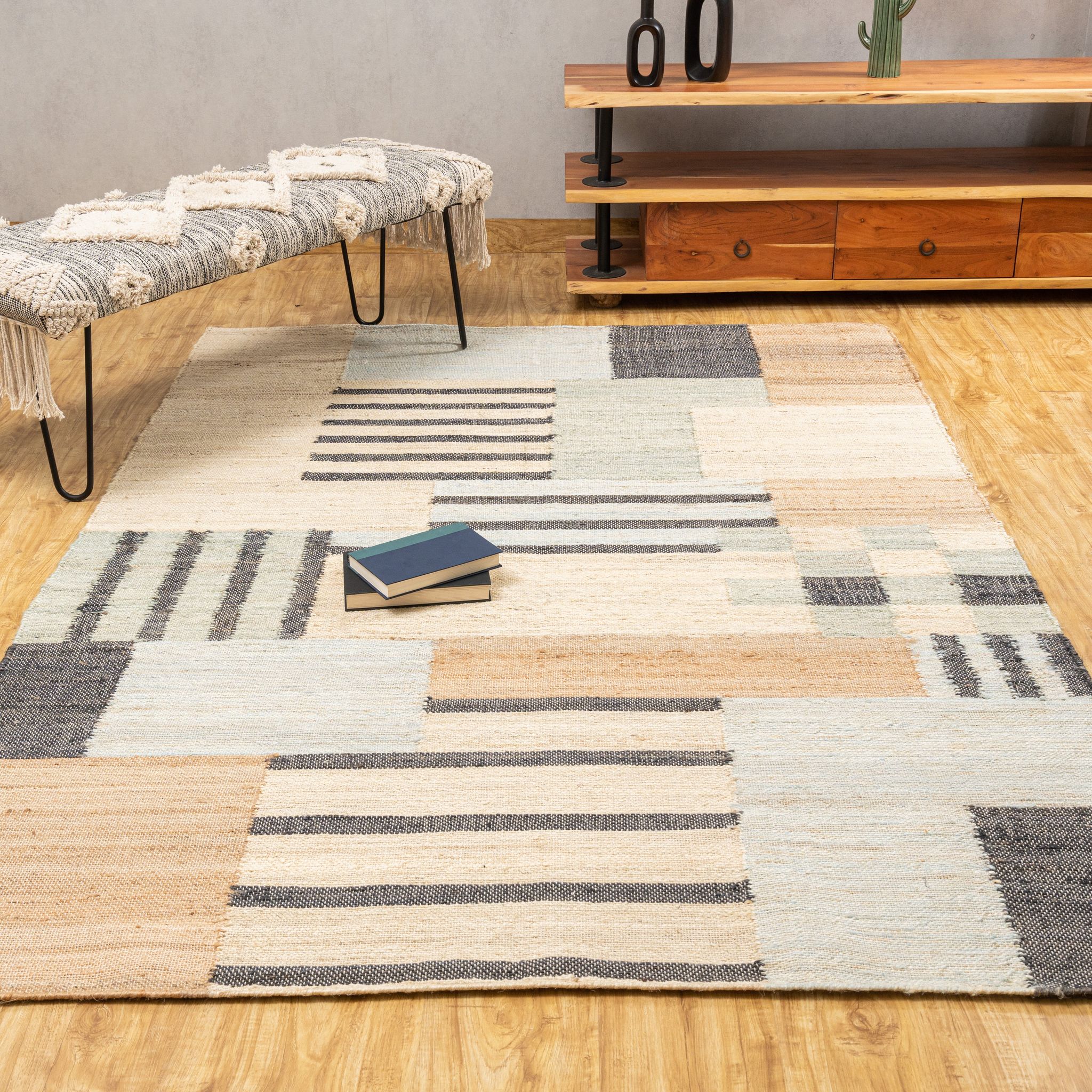 Sapphire Track Woven Rug-3 ft. x 5 ft.