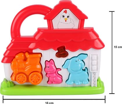 SIMBA ABC Sound Train Station Colorful Musical Learning Toy  (Multicolor)