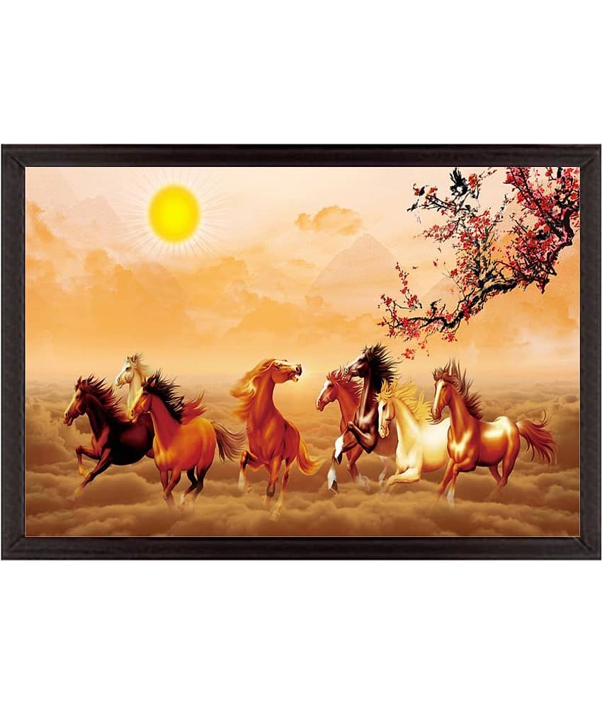 Indianara - Abstract Painting With Frame