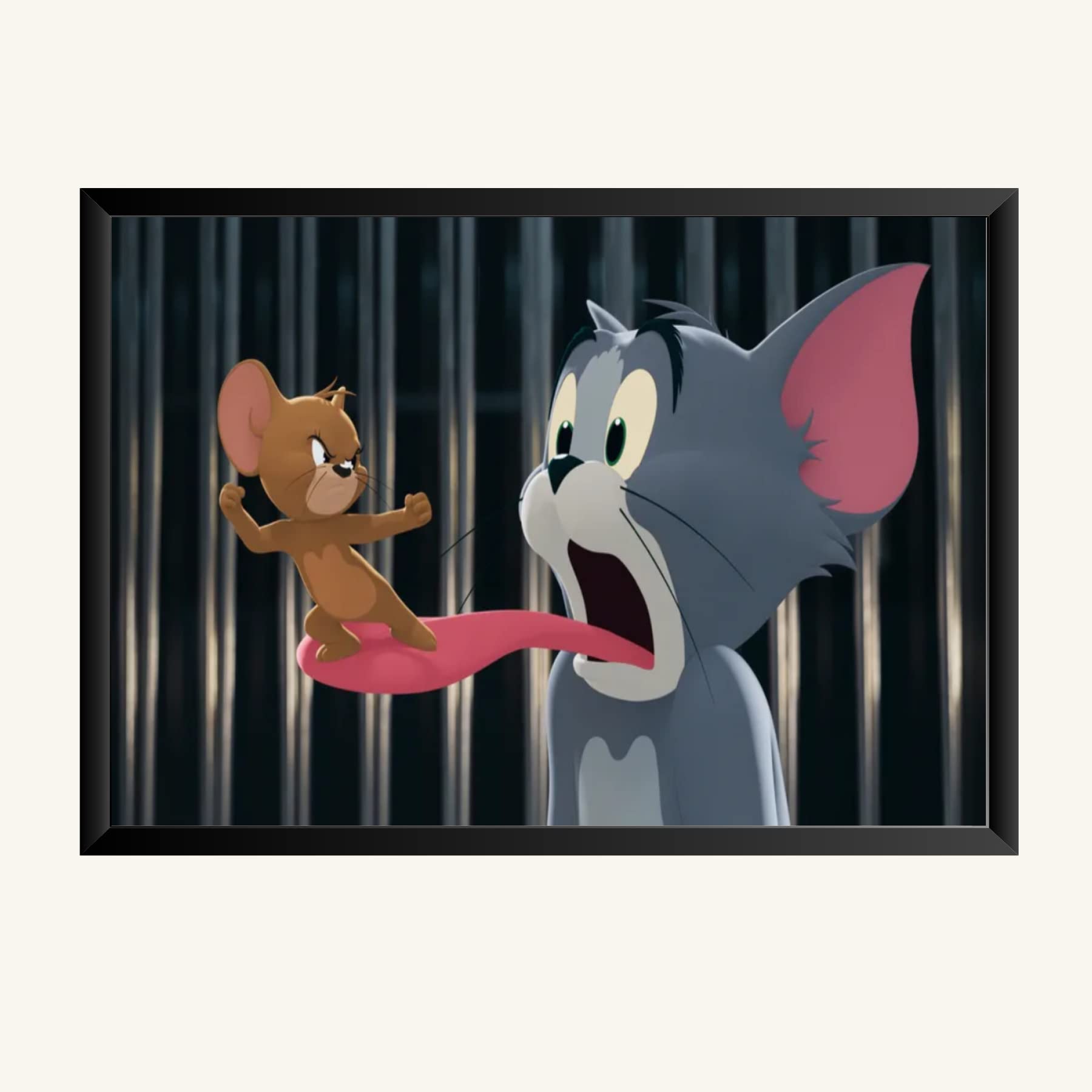 NOKKES Tom And Jerry Photo Frame Wall Poster 8X12 In Printed Poster Photo Paper 300Gsm Photo Frame For Wall Decoration _19