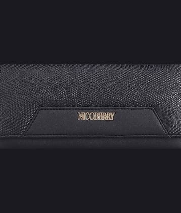 Nicoberry Faux Leather Green Women's Zip Around Wallet ( Pack of 1 )