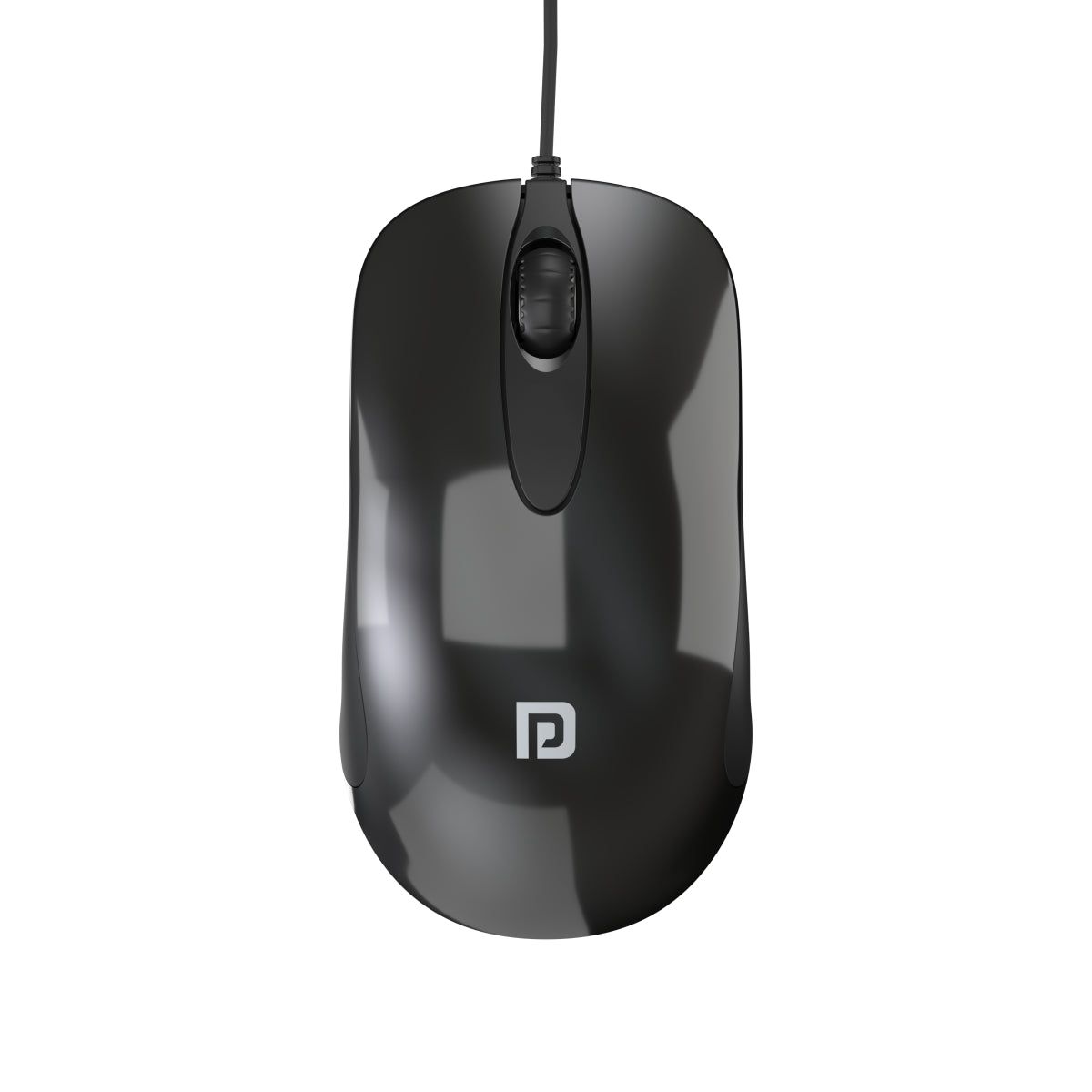 Portronics Toad 26 Wired Optical Mouse with 1500 DPI, Optical Orientation, Click Wheel, 1.35M Cable Length