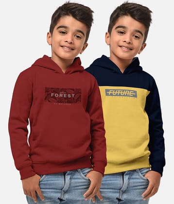 HELLCAT Pack of 2 Boys Cotton Blend Polo T-Shirt ( Multicolor )