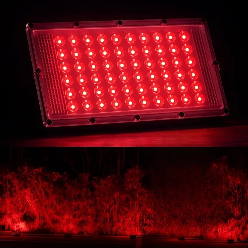 SPARKWORLD 50 W Red LED Brick Flood Light IP65 Waterproof Outdoor Spotlight | Colour: Red (Pack of 1) - Electricals | Buy online on ZillyBuy
