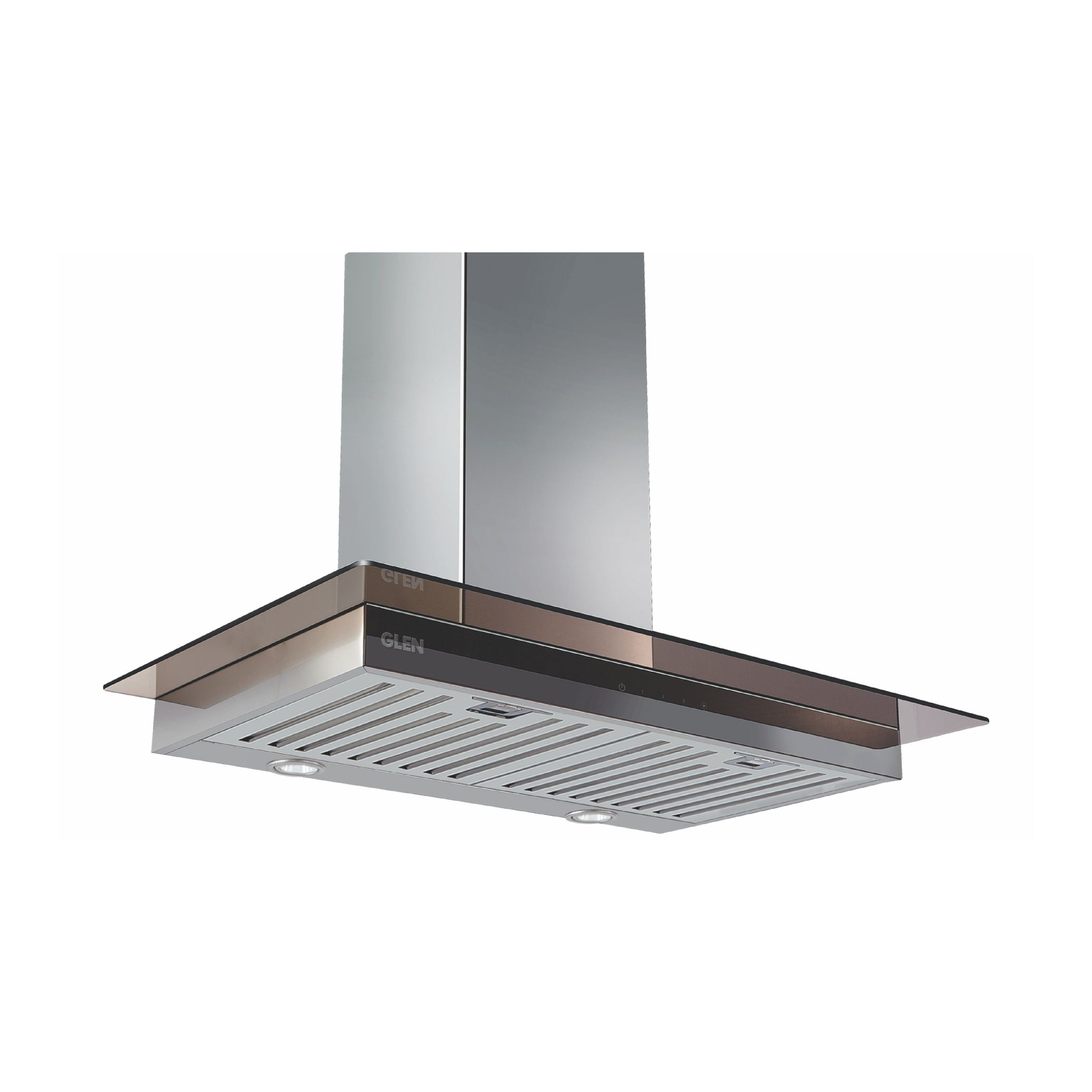 Designer Kitchen Chimney with Touch Sensor Baffle filters 60cm 1000 m3/h -Silver (6062 SX TS) (Copy)