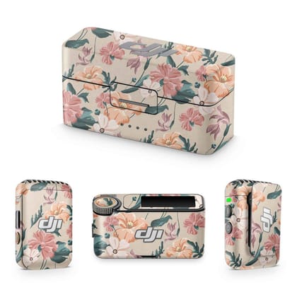 Canvas Pink Floral DJI Mic Skin Canvas Pink Floral DJI Mic Skin - Default Title