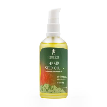 BOHECO HIMALAYAN SEED OIL - 100ml | Promotes Hair Growth & Scalp Health | Rich in Vitamin E, Omega 3 & 6 | Quick-Absorbing Moisturizer for Hair & Skin | FSSAI Certified