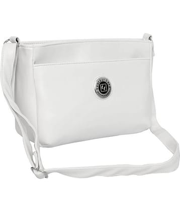 Leather Land Sling Bag Non Leather Set of 1 ( Black )