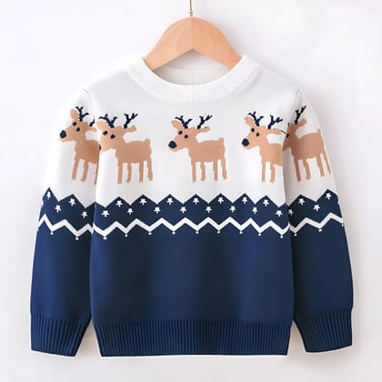 Christmas deer Sweater Long Sleeve Warm Knitted Pullover Christmas deer Sweater Long Sleeve Warm Knitted Pullover