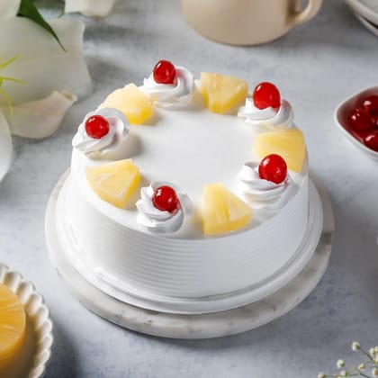Pineapple Cake Half Kg Eggless